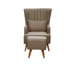 Vertical Face Wingback Chair