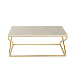 Rectangular Crossed Marble Coffee Table