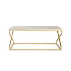Rectangular Crossed Marble Coffee Table