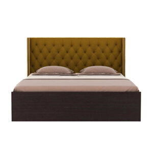 Queen Solid Wood Hydraulic Bed Frame with Head Board