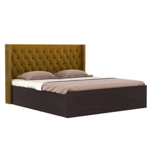 Queen Solid Wood Hydraulic Bed Frame with Head Board
