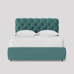 King Size Upholstered Bed with Headboard