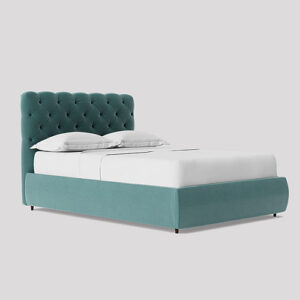 King Size Upholstered Bed with Headboard