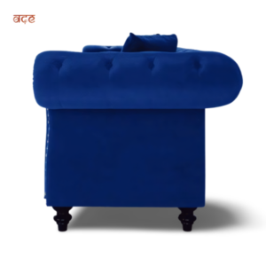 Hill Chesterfield Suede Sofa Set