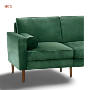 Marc Collection L-shaped Sofa Three Seater(Blue) (olive Green)