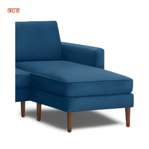 Marc Collection L-shaped Sofa Three Seater(Blue)