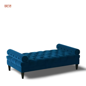 Flotedge Urban Style Upholstered Bench (Blue)