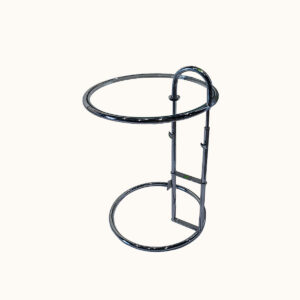 Steel Oasis Adjustable Round Side Table