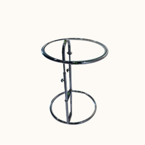 Steel Oasis Adjustable Round Side Table