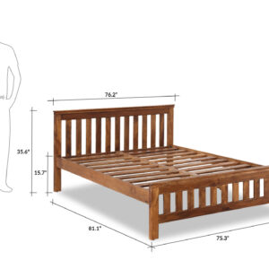 Yuriko Bed, Queen